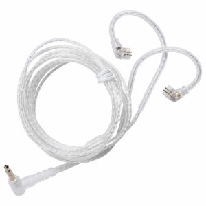Cable pin C chapado en plata SIN micrófono para audífonos KZ