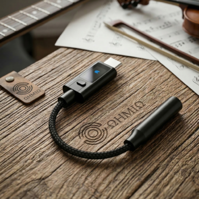 Dongle DAC AM02 (Jack 3.5 mm a Tipo C)
