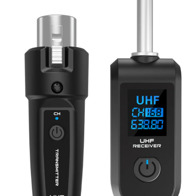 Sistema transmisor-receptor de micrófono inalámbrico